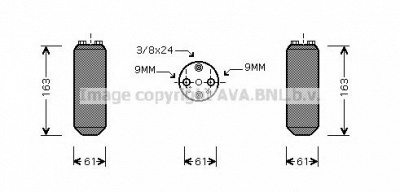 AVA QUALITY COOLING dnd037 -  Осушитель, кондиционер